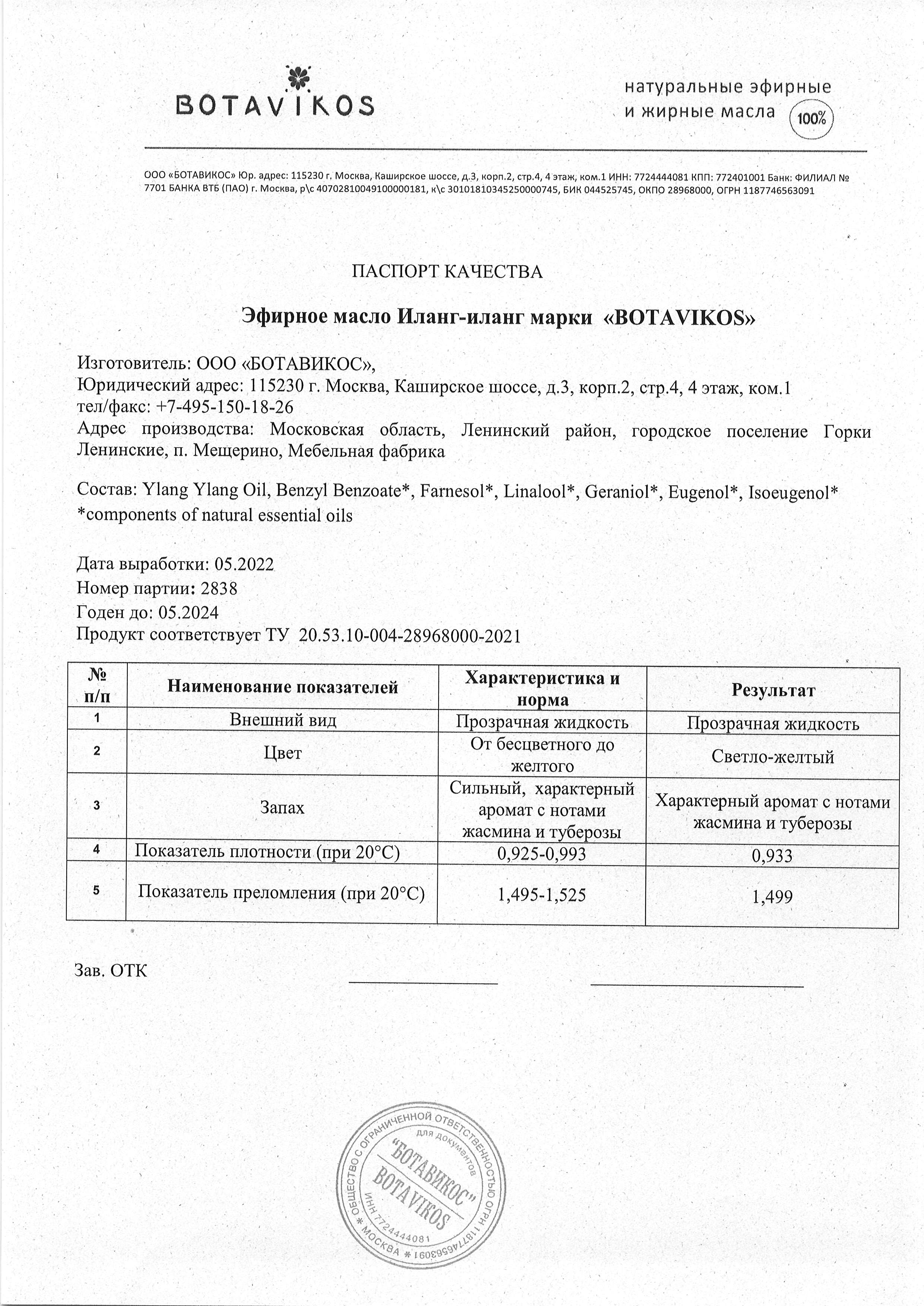 Паспорт №052022